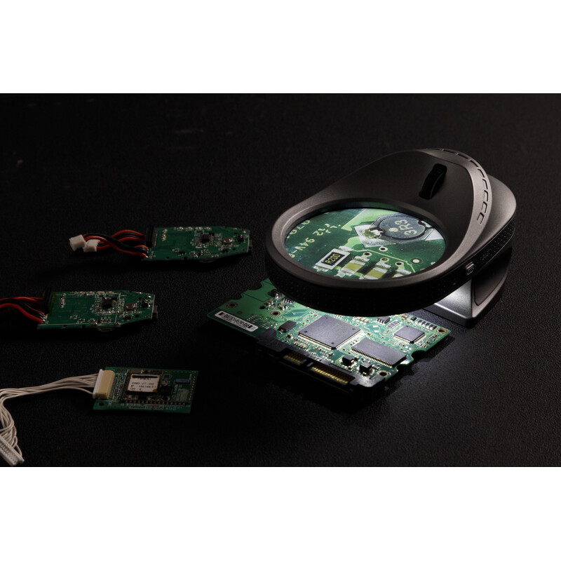 Loupe FPS Micro Mouse elektronische Lupe – 5x bis 10x Zoom, Kamera, UV-Licht & 2,8" Display, inkl SD Karte