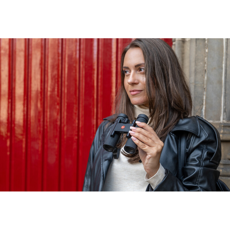 Jumelles Leica Noctivid 10x25 noir revêtu de cuir