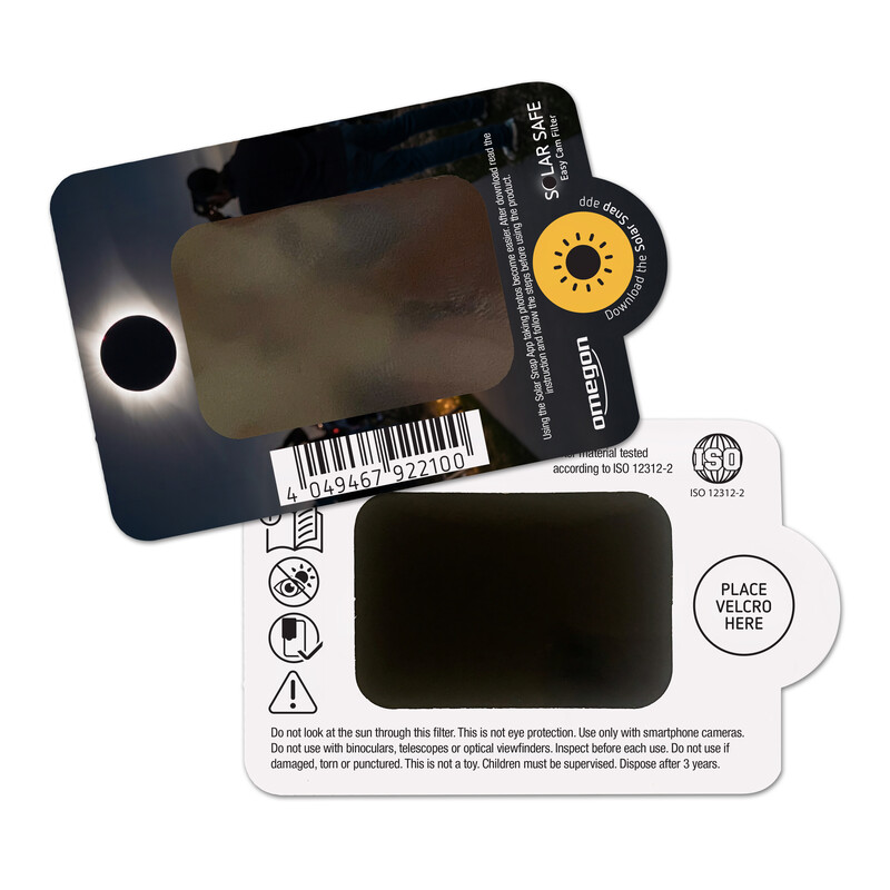 Omegon Filtres solaires Solar Safe Easy Cam