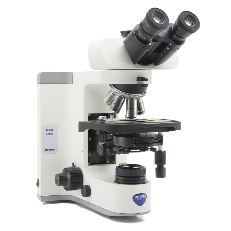 Microscope Optika B-810PH, trino, HF, PH, (DF), infinity, plan, 100-1000x, LED