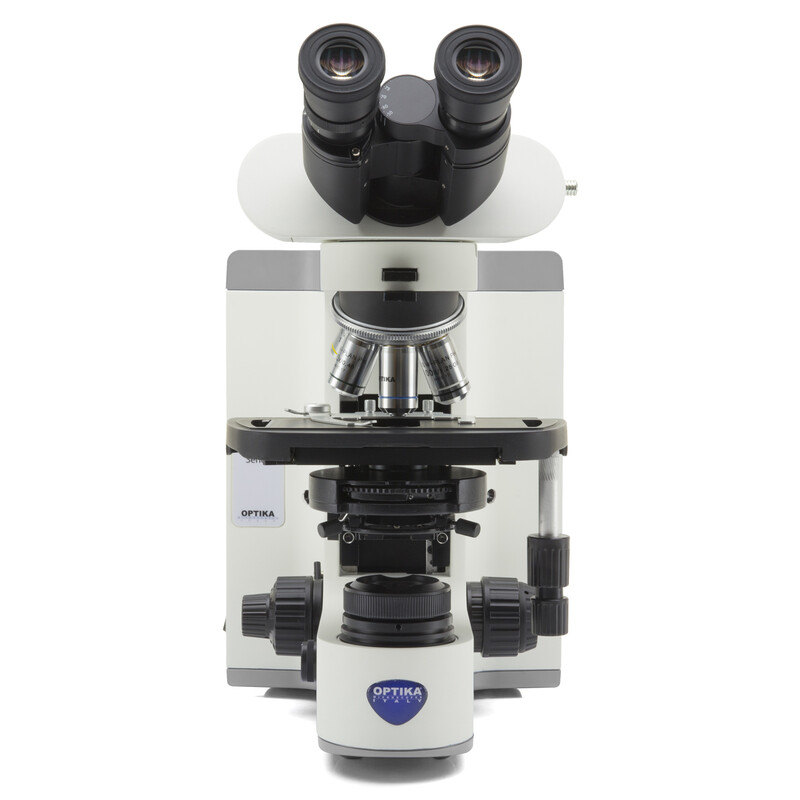 Microscope Optika B-810PH, trino, HF, PH, (DF), infinity, plan, 100-1000x, LED
