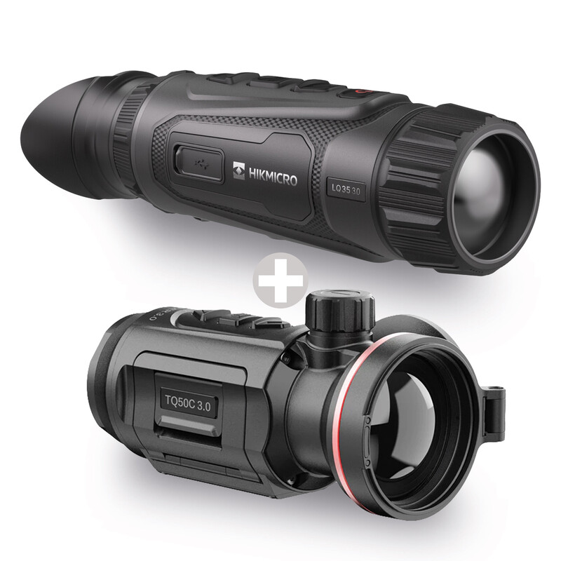 HIKMICRO Kit de chasse nocturne avec caméra à imagerie thermique Thunder TQ50C 3.0 + Lynx LQ35 3.0