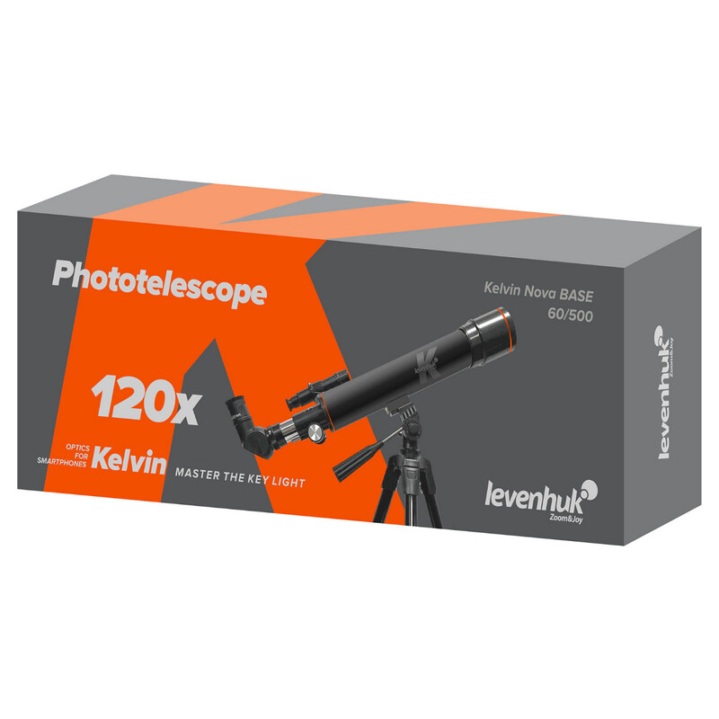 Levenhuk Télescope AC 60/500 Kelvin Nova BASE