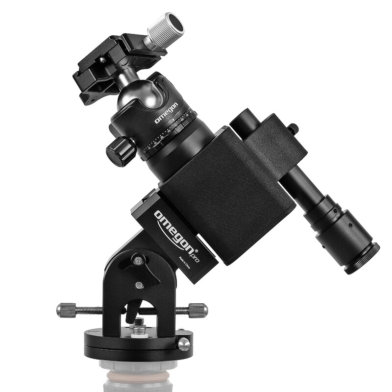Monture Omegon Kit Segugio Tracker avec rotule, table équatoriale Deluxe et viseur polaire