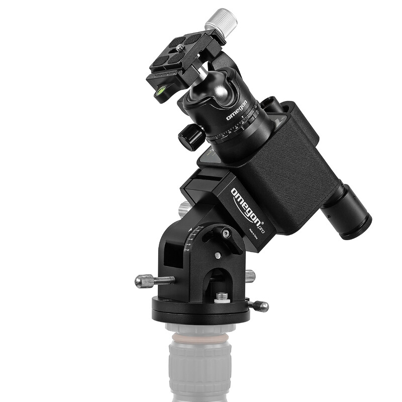 Monture Omegon Kit Segugio Tracker avec rotule, table équatoriale Deluxe et viseur polaire