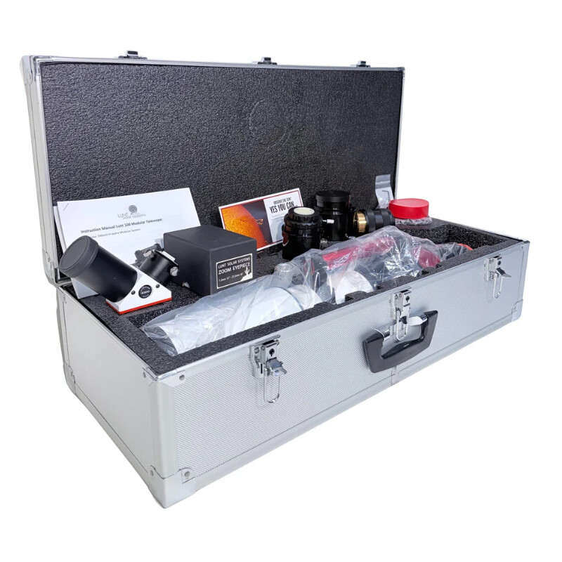 Télescope solaire Lunt Solar Systems ST 100/700 LS100MT Ha / B1800 PT DS Premium PLUS Kit